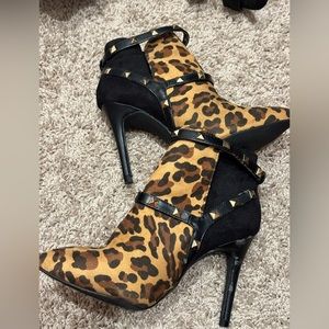 Leopard Booties 5.5